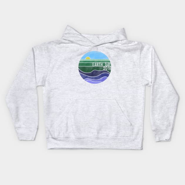 Earth Day 2018 - Transparent Kids Hoodie by PrintablesPassions